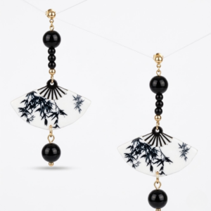 Vintage Long Silver Fashion Earrings